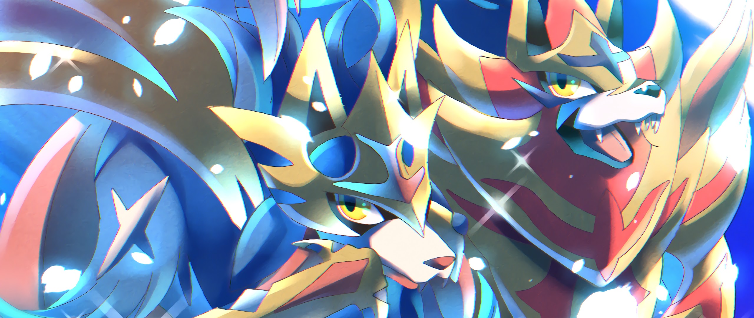Pokemon Wallpaper Zacian And Zamazenta - Zacian by https://www