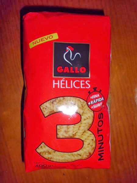 pastas gallo 3 minutos