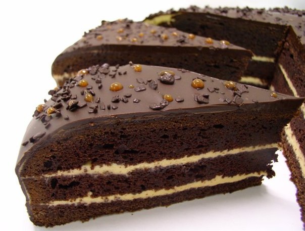Chocolate-caramel cake
