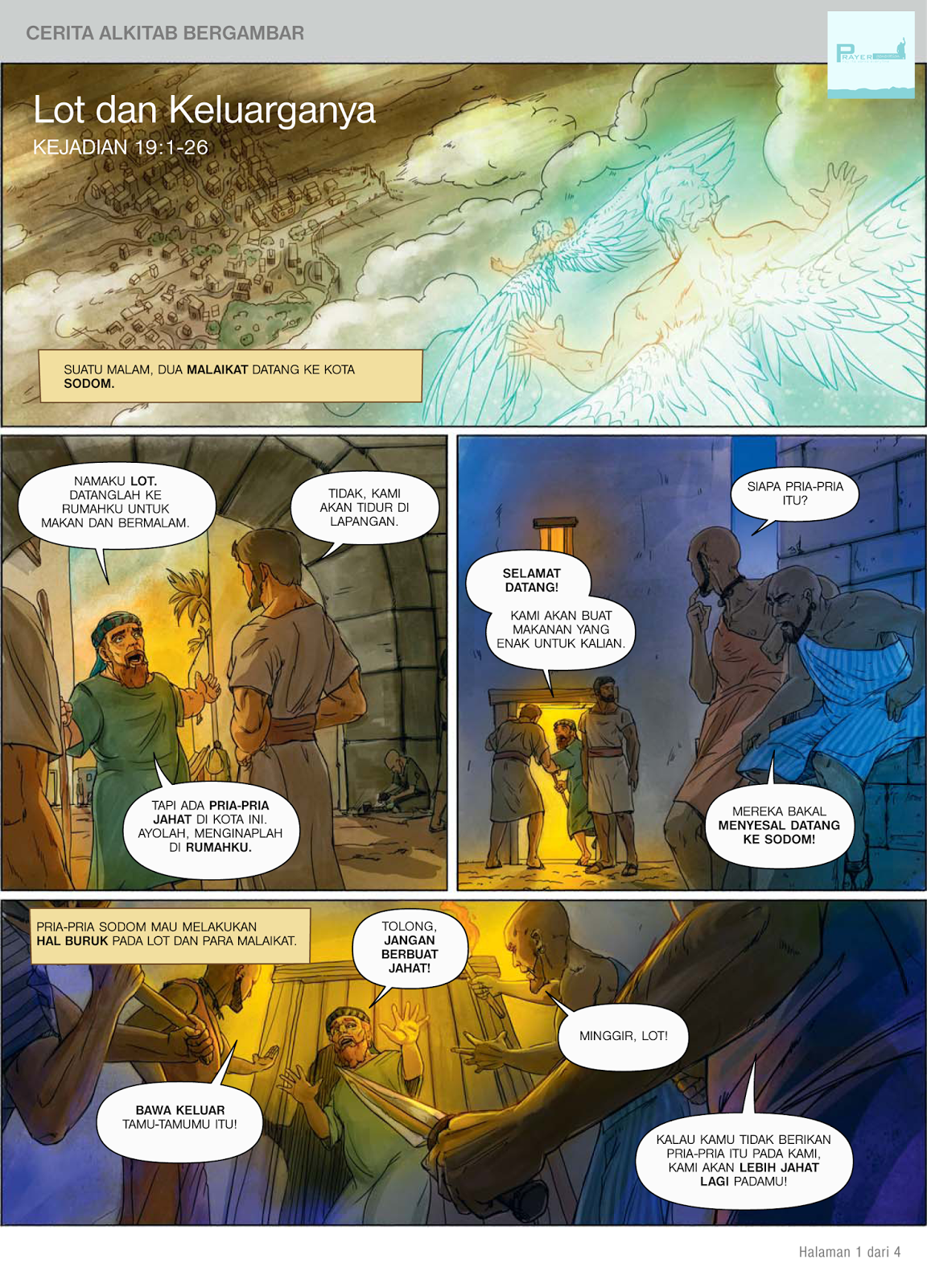 Lot diselamatkan dari peristiwa Sodom dan Gomora Pray its works everytime