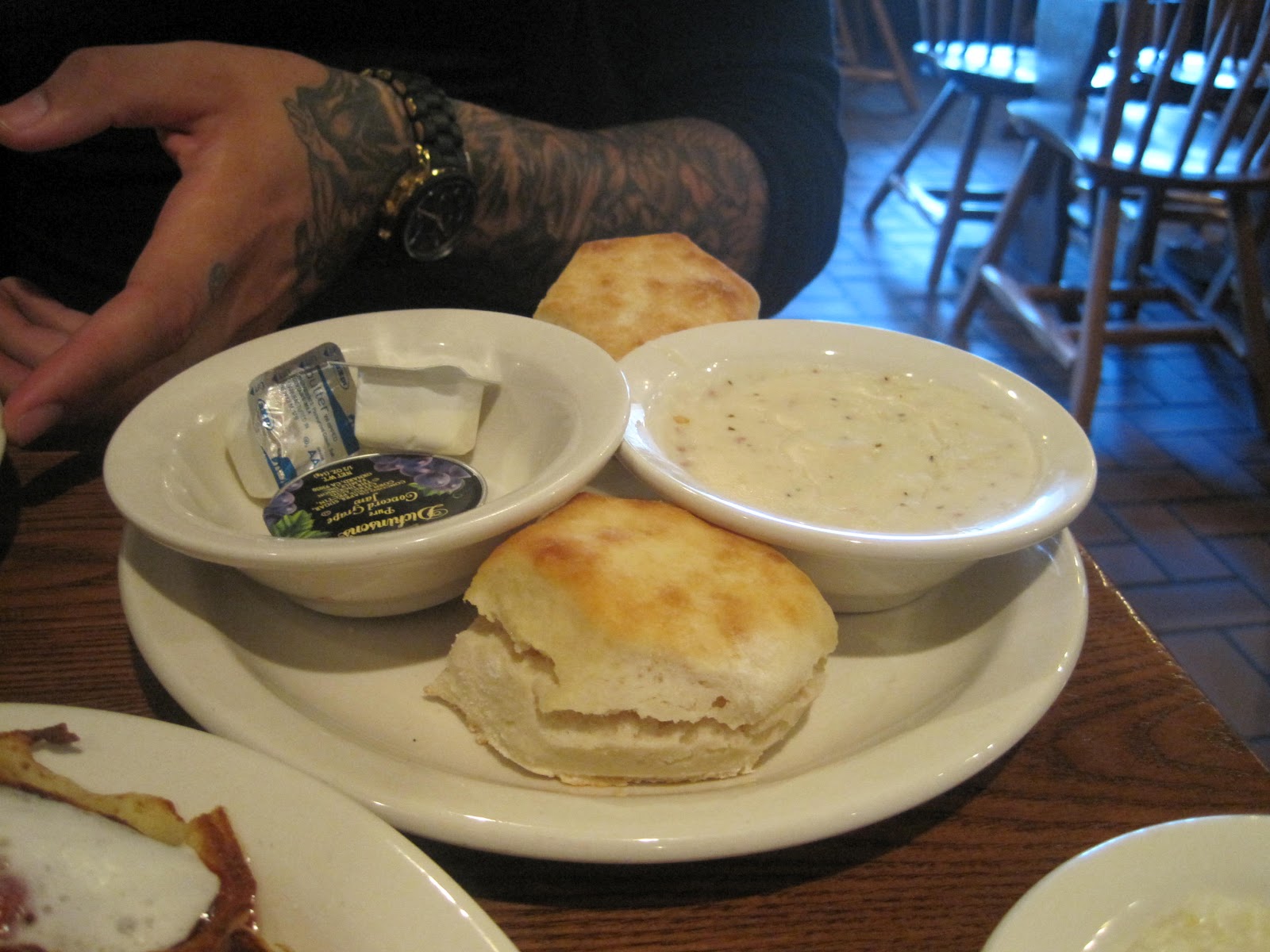 Hungry Woman Eats Cracker Barrel (Missoula, Montana)