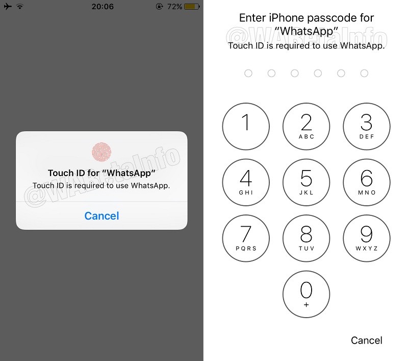 Создать тест в ватсап. Whatsapp тест. 1. touch id и face id схема.