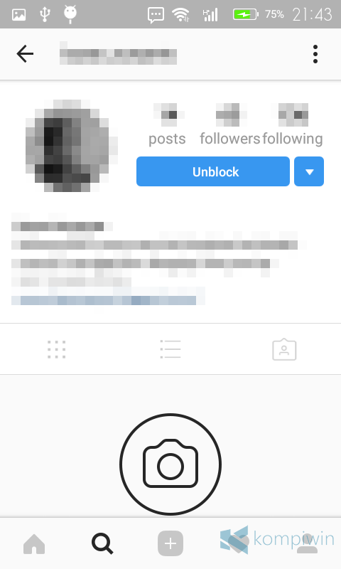 blokir instagram