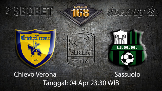 BOLA88 - PREDIKSI TARUHAN BOLA CHIEVO VS SASSUOLO 04 APRIL 2018 ( ITALIAN SERIE A )