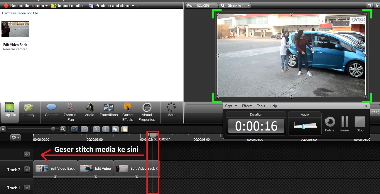 Camtasia Reverse Video Camtasia Reverse Video