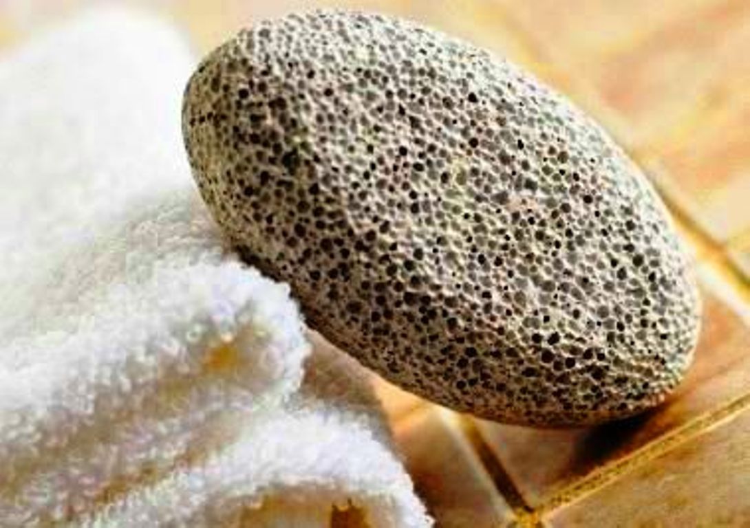 Pumice stone, natural feet care