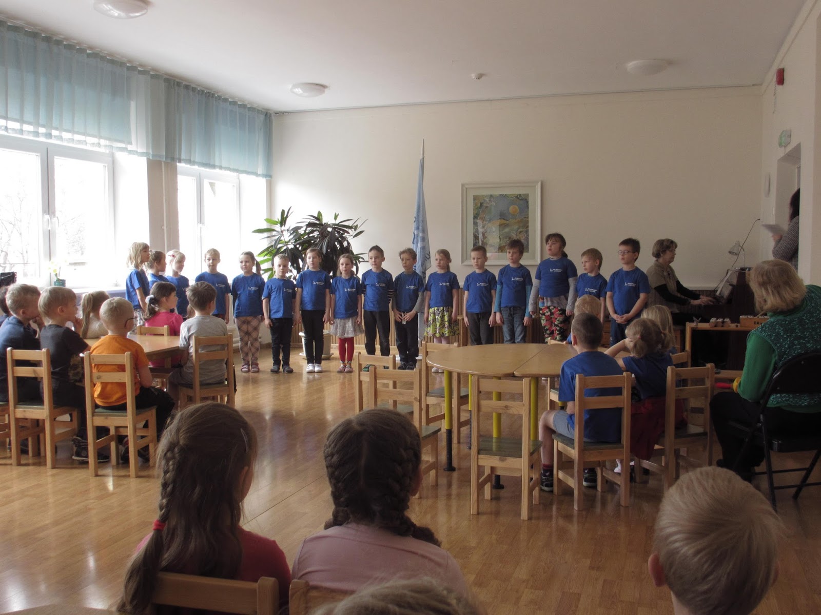 Päikesepõimik Emakeelepäeva hommik Pelguranna Lasteaias