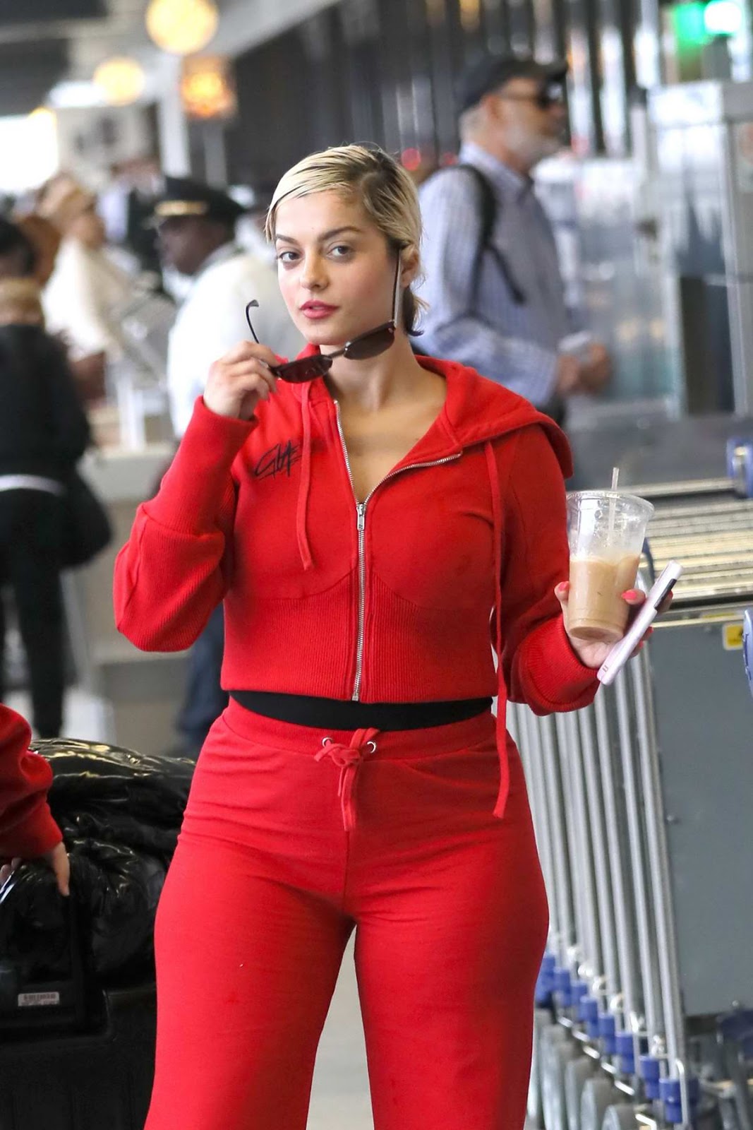 Bebe Rexha – Travel Outfits at LAX Airport in Los Angeles – Celebrity Style