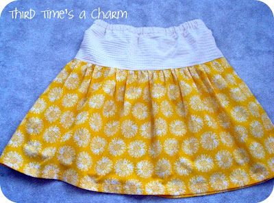 Third Time's a Charm: Sunflower Skirt