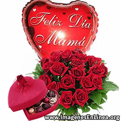Globo corazon feliz dia mama