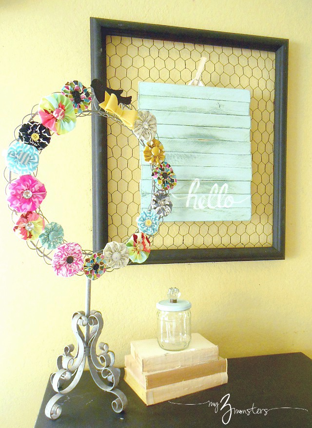 DIY Wood Shim Pallet Art Project DIY art, palet projects, wood shim, wall decor diy