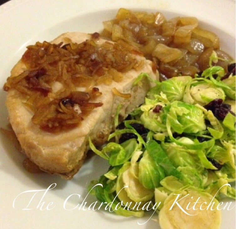 The Chardonnay Kitchen French Onion Soup Pork Chops