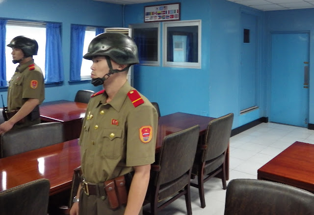 The DMZ. Looking into the South from North Korea - Far Flung Places