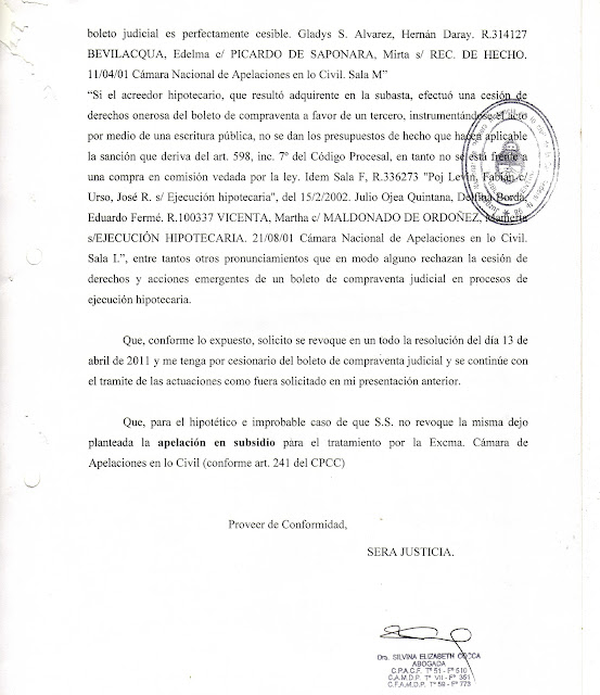 Crónica de un Desalojo: 04/11/2011 - Notificación de Desalojo
