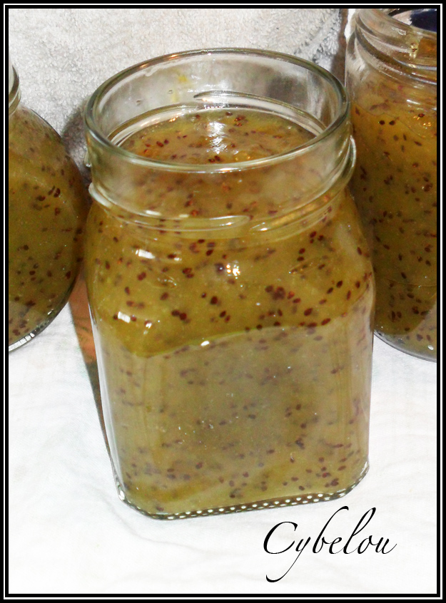 Cybelou est en cuisine Confiture de Kiwi Rhum le retour en light