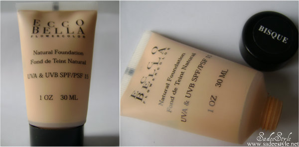 Flower Color Natural Liquid Foundation SPF 15 by EccoBella For dry skin