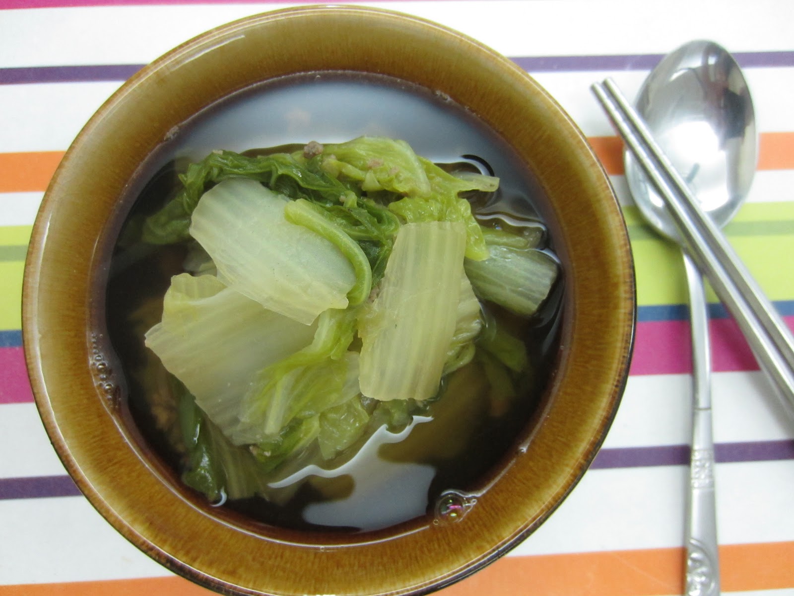 Waltzing butterflies Easy chinese cabbage soup