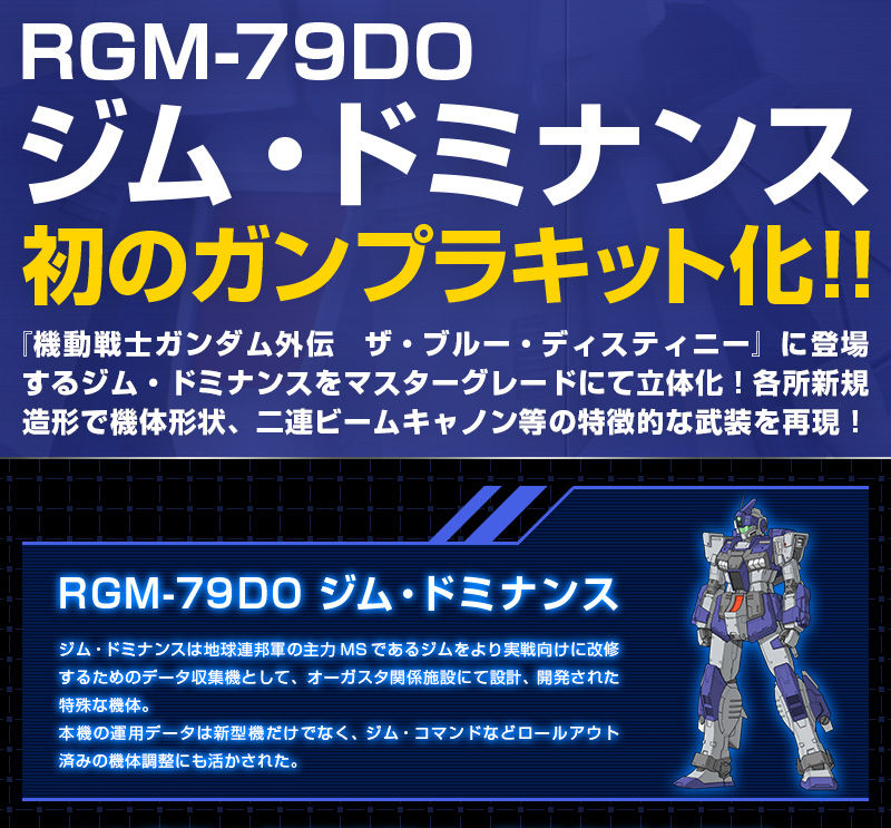 P-Bandai: MG 1/100 GM Dominance