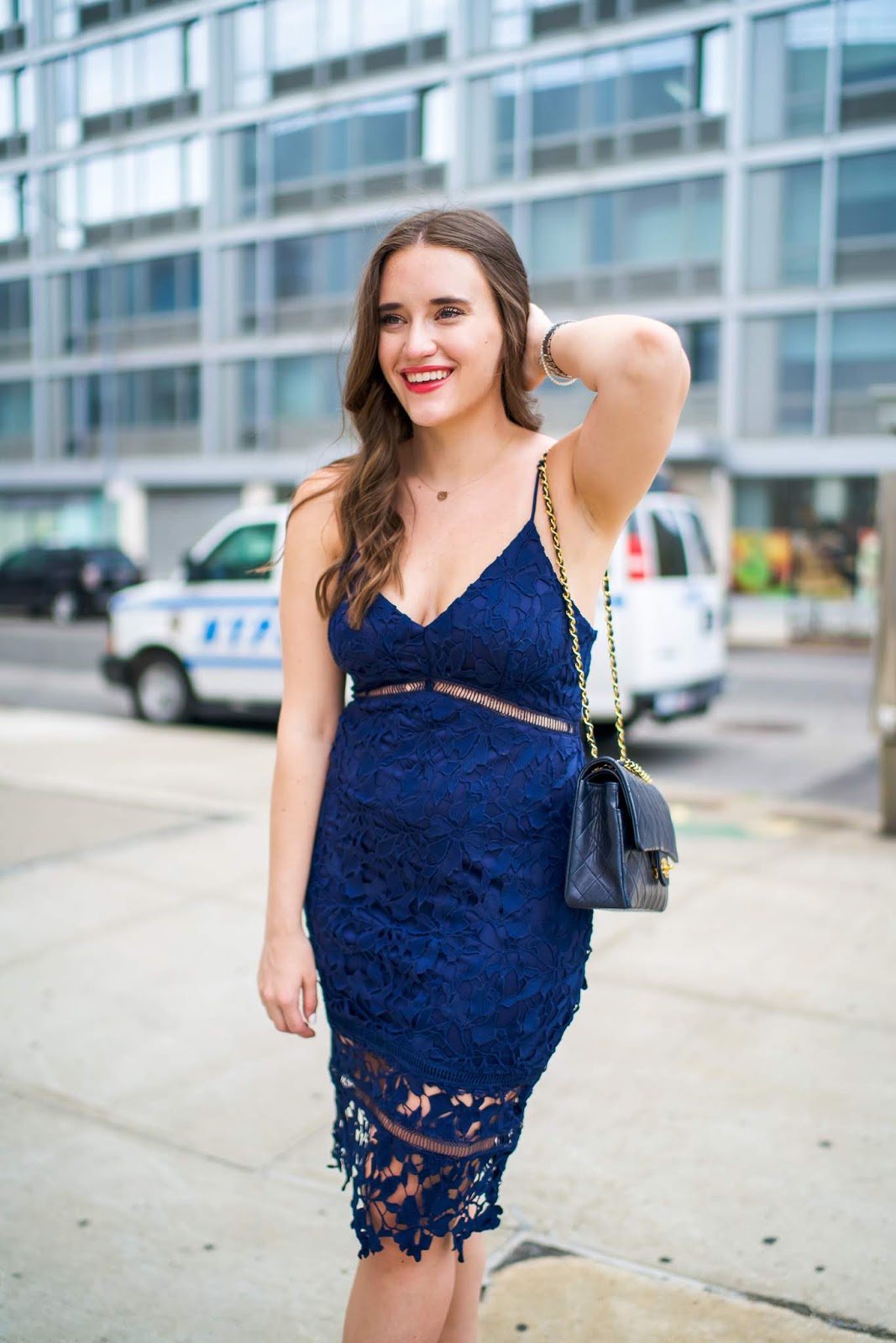 Formal Wedding Guest Dress (Under $100) featured by popular New York style blogger, Covering the Bases