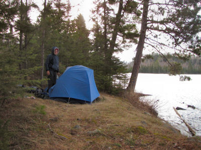Topper Lake campsite