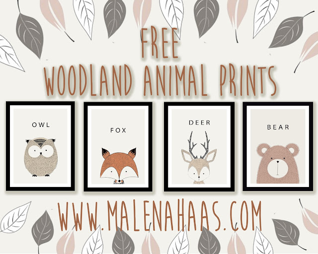 Free Woodland Animal Printables