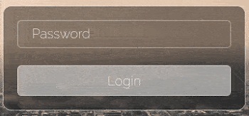 Login form animation with CSS Transition