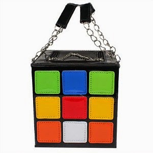 Rubik's Cube Handbag close-up