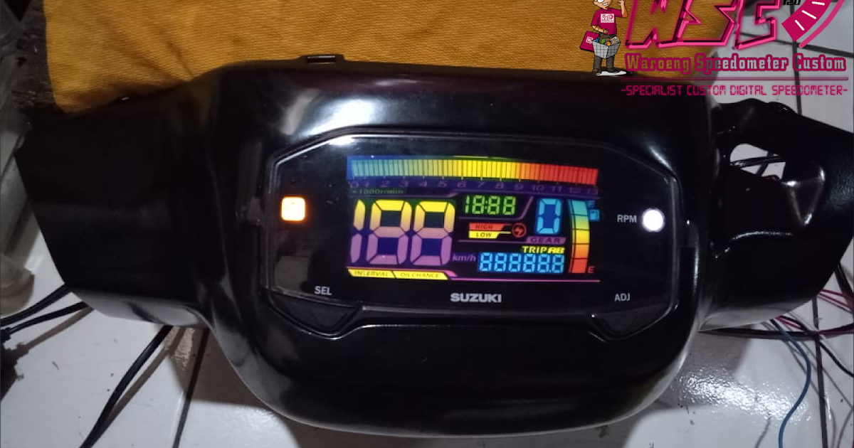 Cover Speedometer FUFI PNP Satria RU 2Tak(Hiu) >> Fitur Oli Samping