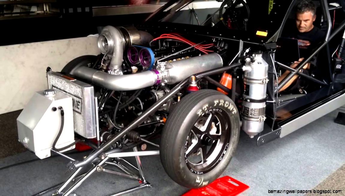 Drag Car   4cyl Twin cam TURBO   YouTube