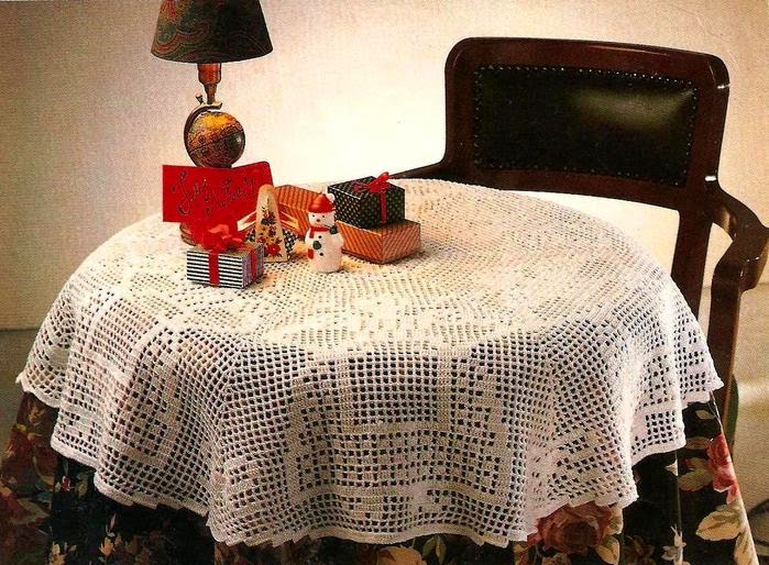 Crochet ROUND TABLECLOTH