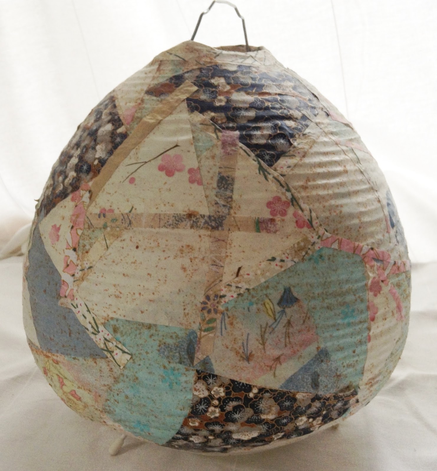Design Stockholm Diy Anese Paper Maché Lamp Shade Stick The Paper Segments To Shade