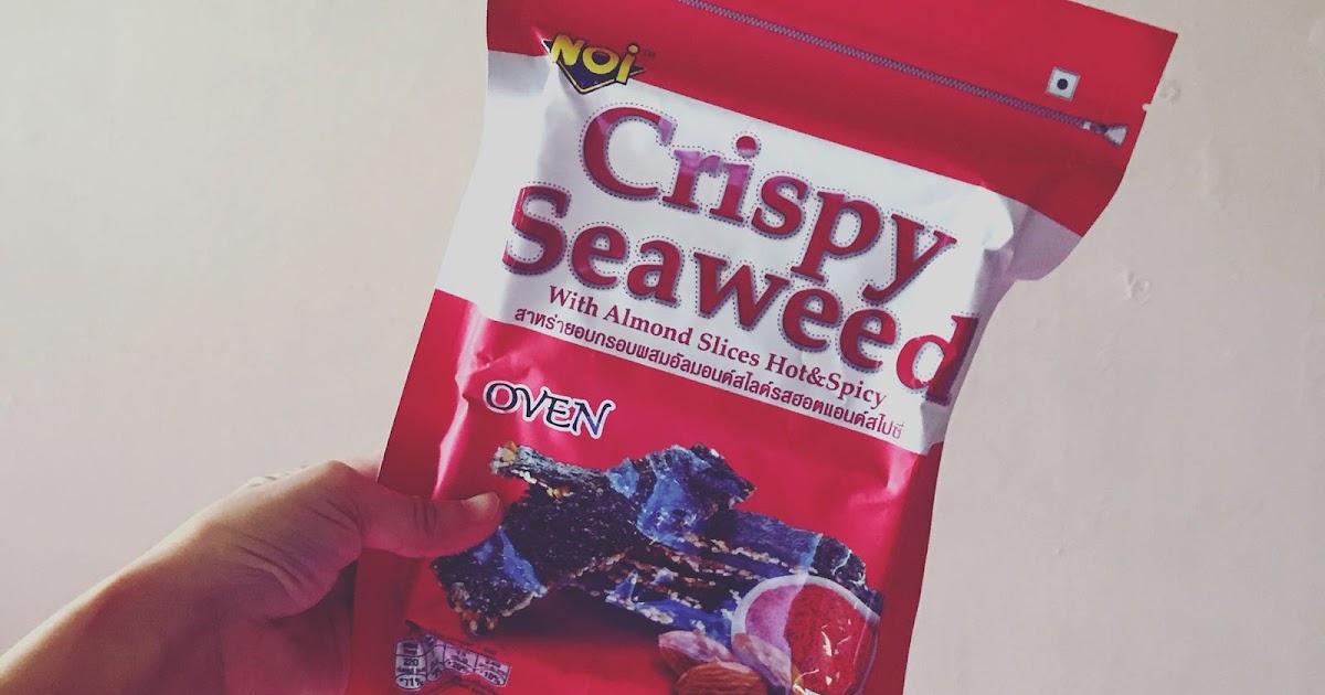 Review Noi Crispy Seaweed With Almond Slices (Hot & Spicy) { F O O D
