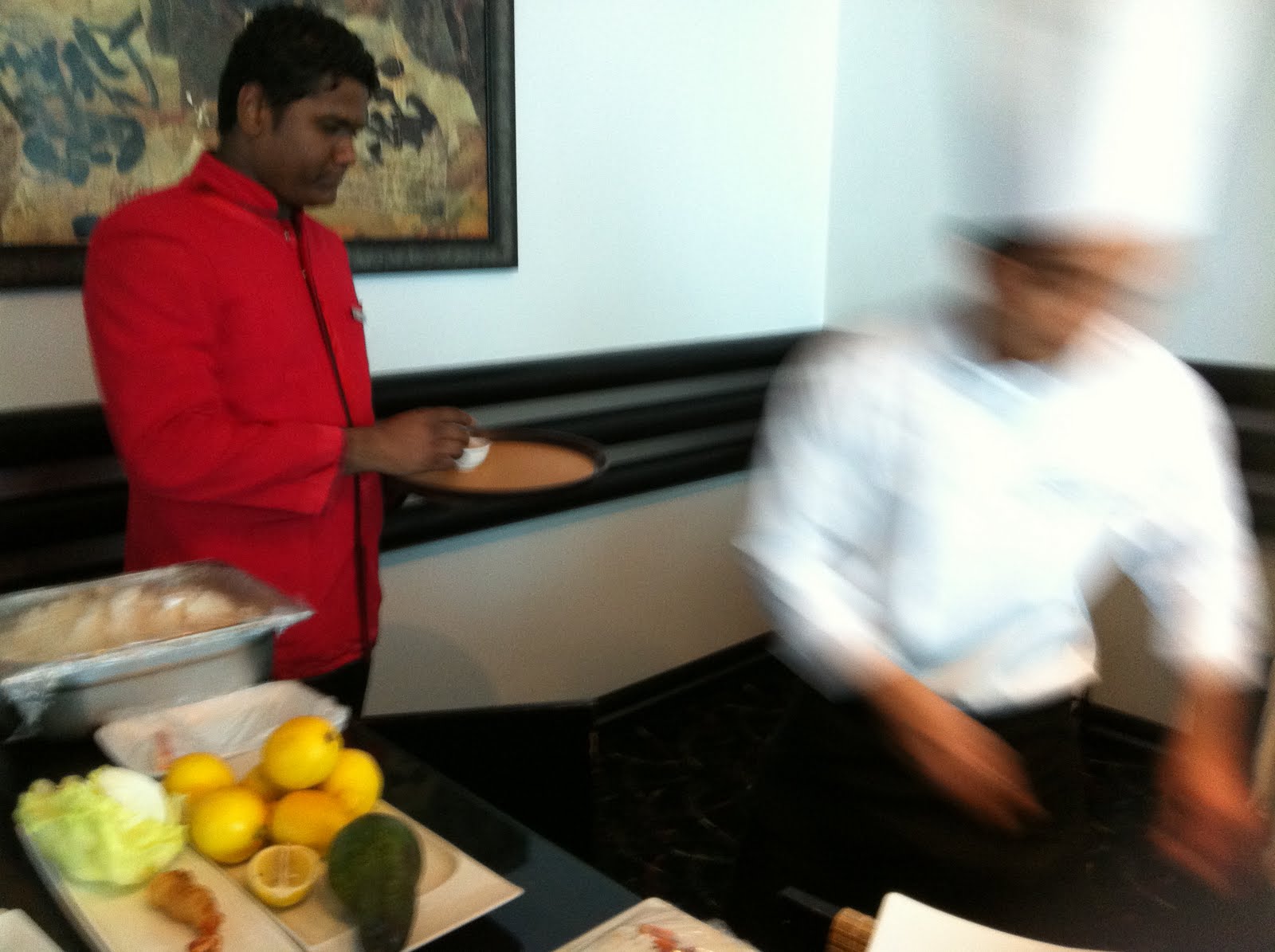 Qatar Culture Club CHOPSTICKS Restaurant in Wyndham Hotel An unusual