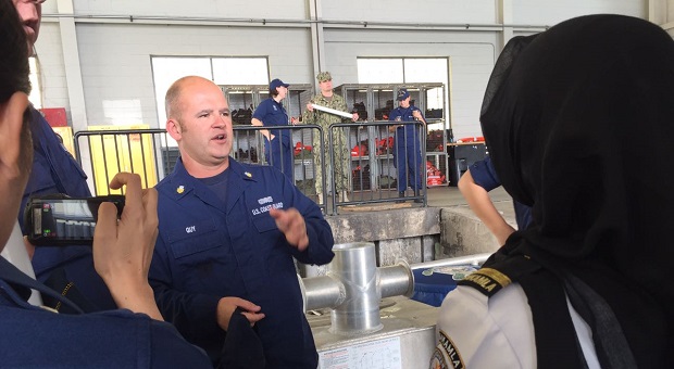 Bakamla RI Kunjungi Kapal Cepat U.S. Coast Guard
