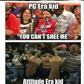 Pg Era Kid vs Attitude Era Kid ~ WWE FANS ZONE