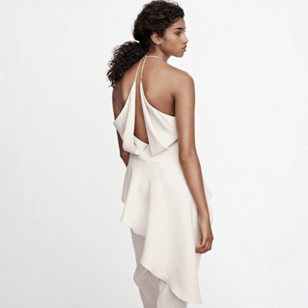 vestido blanco H&M colección Conscious Exclusive