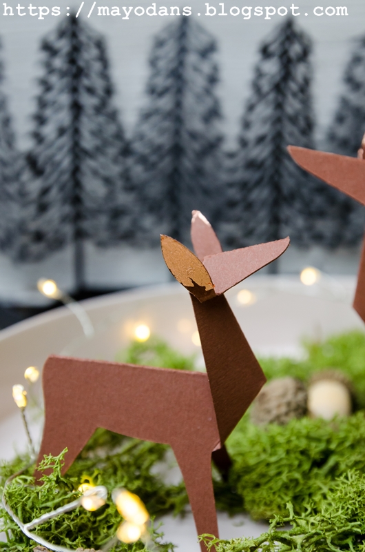 DIY Origami Rehe und ein Plotter Freebie für euch Mayodans Blog