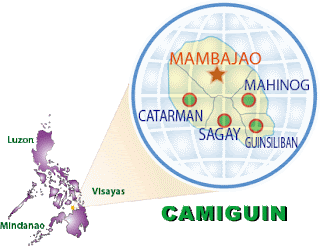Camiguin Map