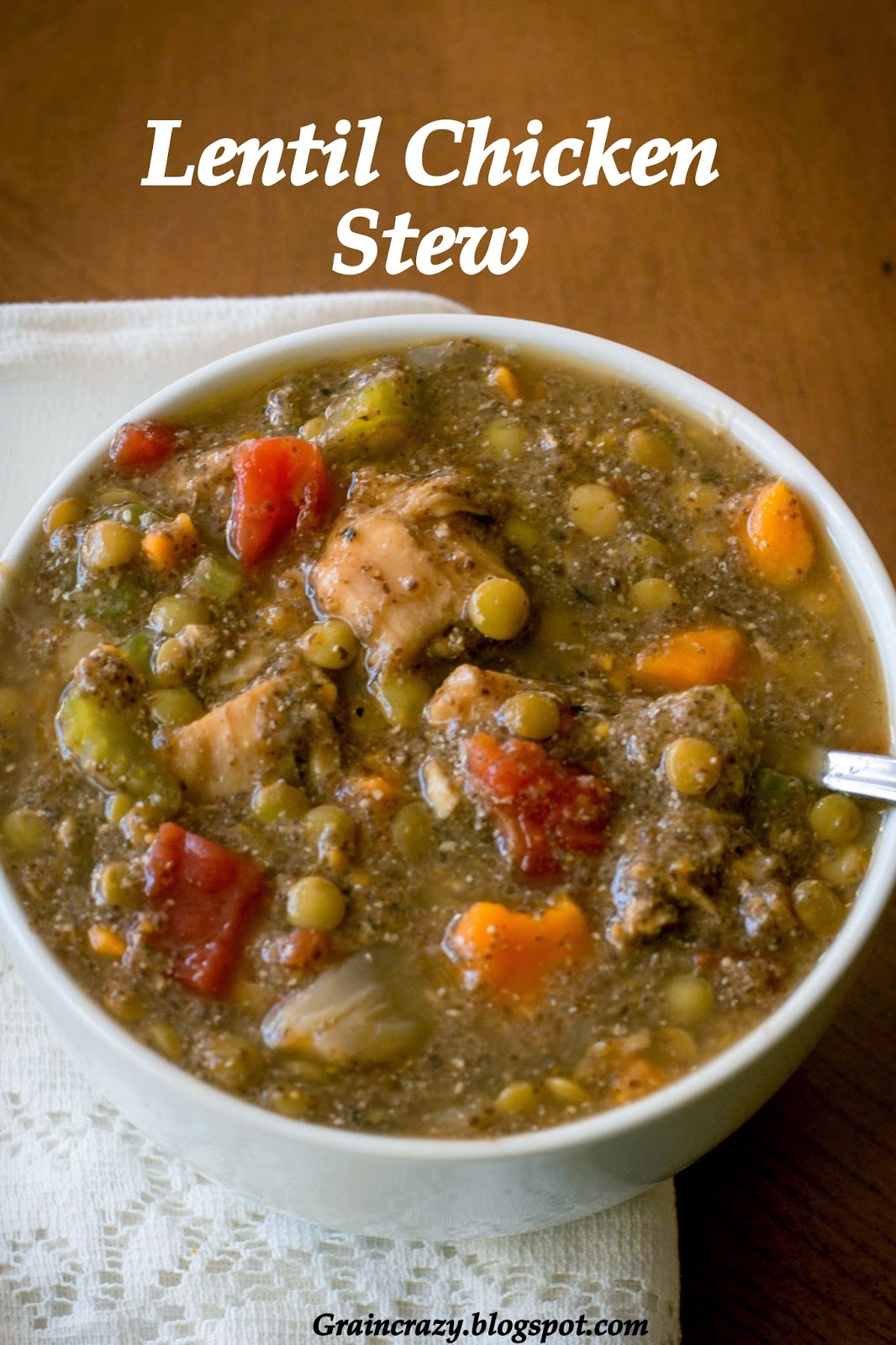Grain Crazy Lentil Chicken Stew