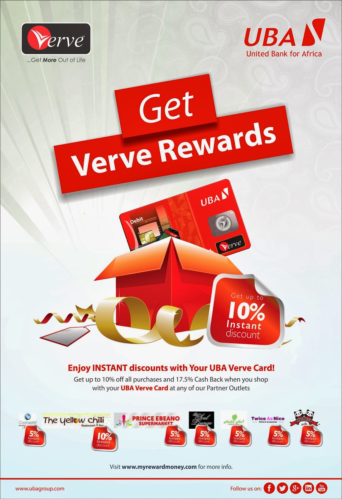 Check out what you are missing if you are not using a UBA Verve, Visa ...