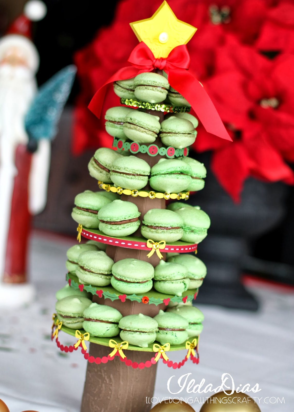 Paper Christmas Tree Tower for Treats | SVGCuts Files