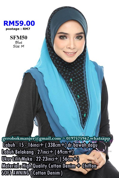 TUDUNG AFINA NUR KASIH SAIZ M