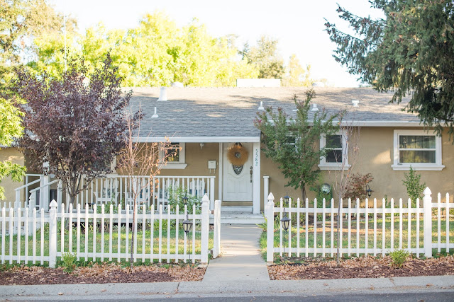 Domestic Fashionista: Updated Front Yard Garden Bed