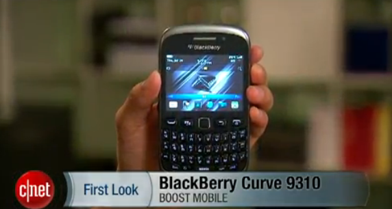 CNETTV: The BlackBerry Curve 9310 is Simple and Sleek - First Look