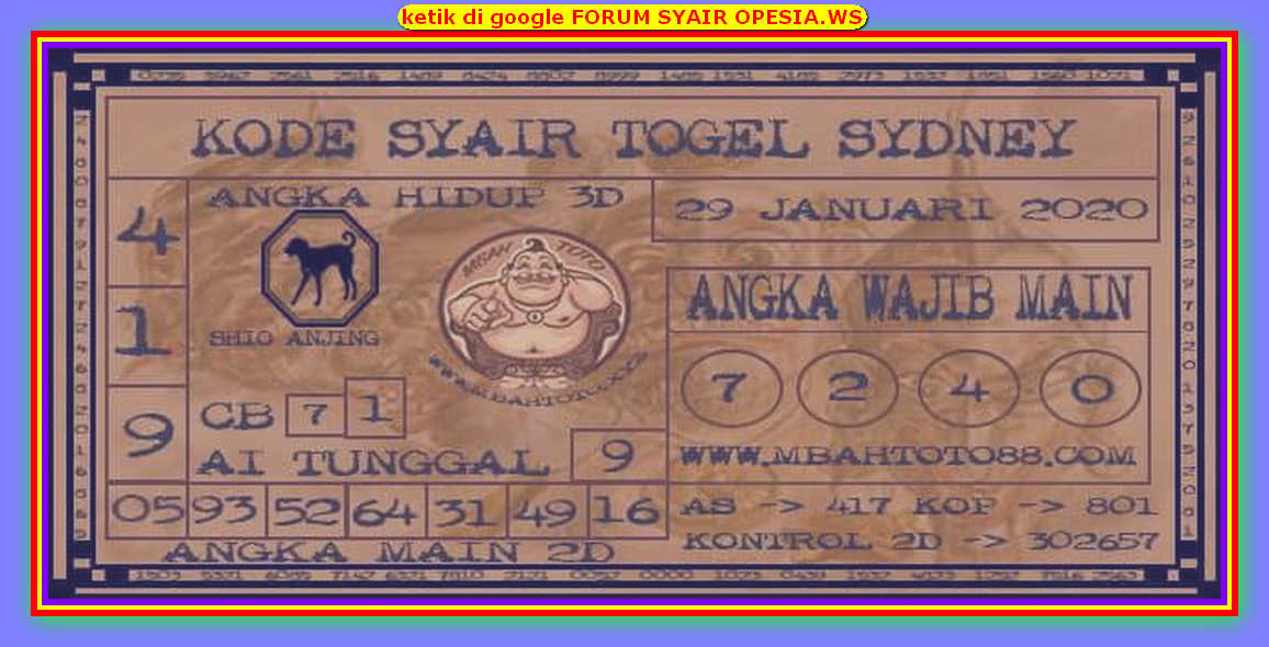 1 New Message Kode Syair Sydney 29 Januari 2020 Forum Syair Togel Hongkong Singapura Sydney 1 New Message Kode Syair Sydney 29 Januari 2020 Forum Syair Togel Hongkong Singapura Sydney