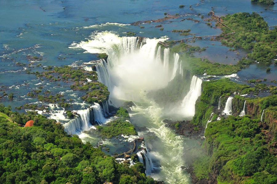 Cataratas de Iguazú, foto aérea