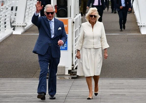 The Prince of Wales and The Duchess of Cornwall attended a reception hosted by the Governor-General at Government House