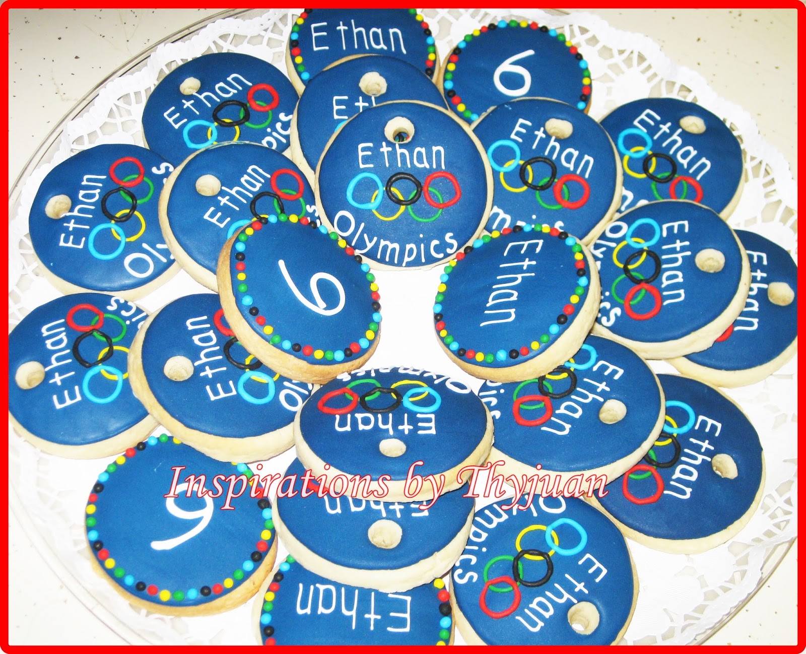 Inspirations by Thyjuan LLC. Olympics Cookies