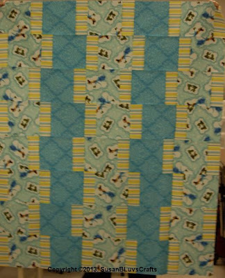 Marie's Up & Down quilt top