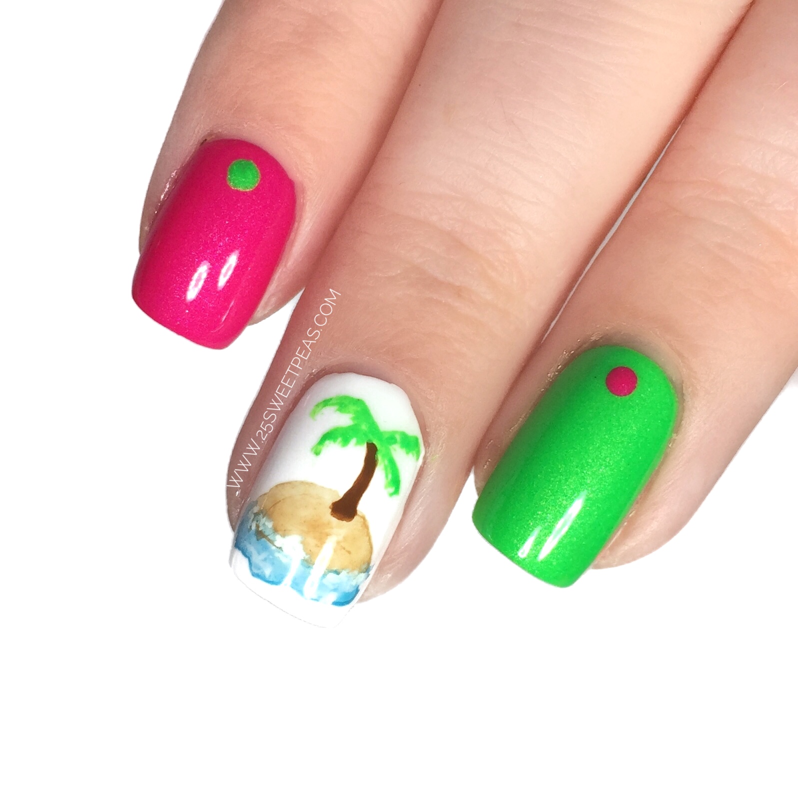Chit Chat Palm Tree Nails + Q&A — 25 Sweetpeas